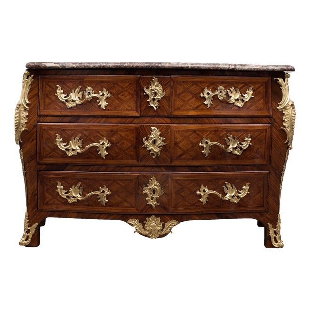 French Regency Marble Chest of Drawers, Italy, 19th Century For Sale