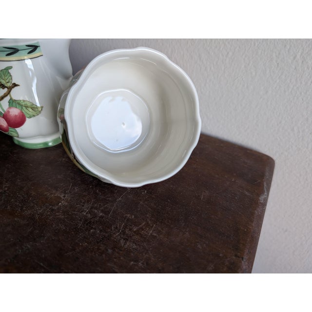 Villeroy & Boch French Garden Fleurence ~ Sugar Bowl and Creamer, Made in Germany For Sale In Cleveland - Image 6 of 14