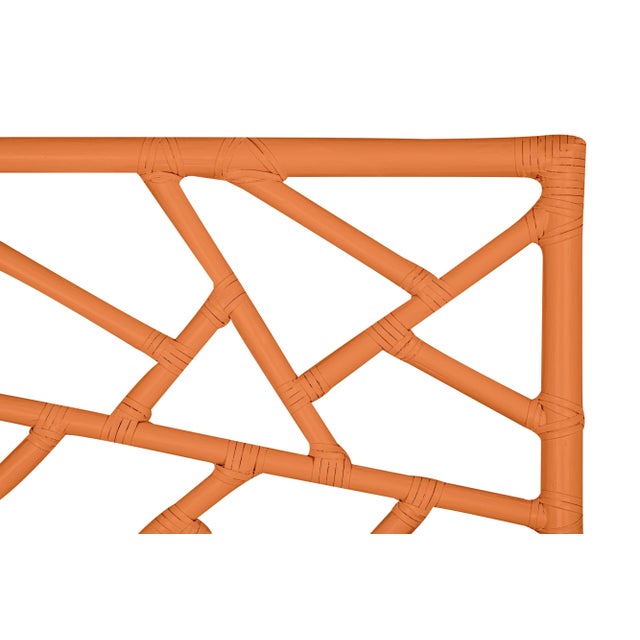 Coastal Tiffany Headboard Twin - Orange For Sale - Image 3 of 5