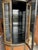 Black 1980s Drexel 'Et Cetera' Chinoiserie Decorated Corner Display Cabinet For Sale - Image 8 of 17