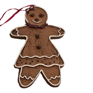 Vintage Gingerbread Lady Hanging Ornament