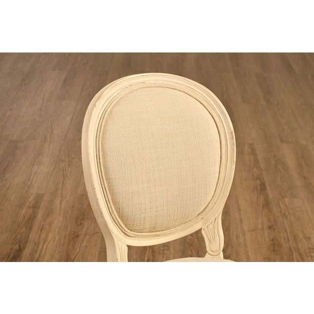 Century Furniture Set Of 8 Louis XVI Style Painted Dining Chairs For Sale - Image 12 of 18