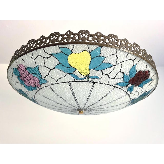 Moe Light Mid Century Fruit Wheel Flush Light For Sale - Image 4 of 18