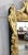 Small Antique Louis XVI Style Gilded Wood Mirror For Sale - Image 10 of 18