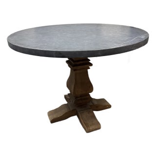 Timothy Oulton for Restoration Hardware Salvaged Round Dining Table, 42 Inch For Sale