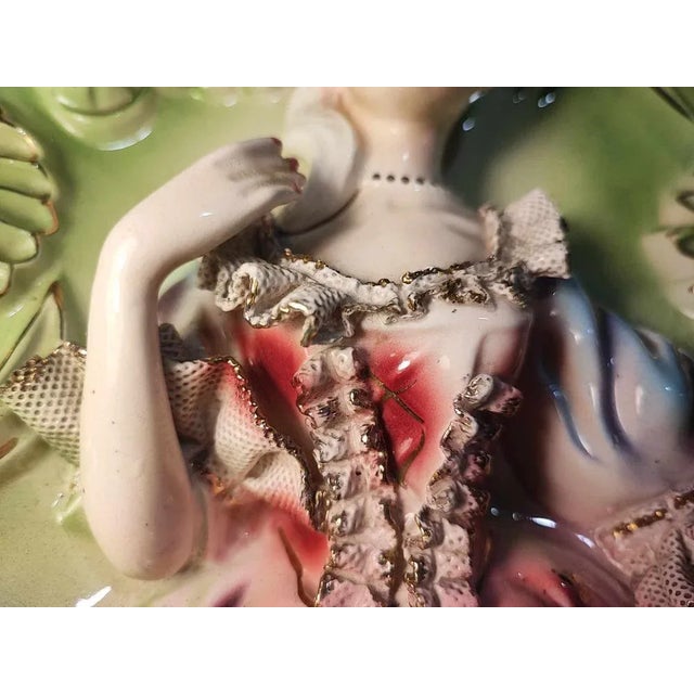 Pre-War Porcelain Pictures, 1890s, Set of 2 For Sale - Image 4 of 10