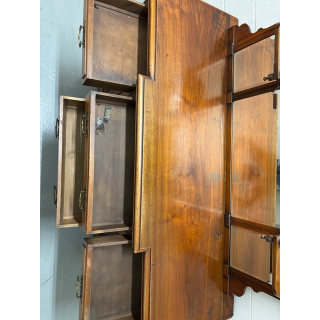 Antique Sideboard / Buffet With Mirror For Sale - Image 10 of 12