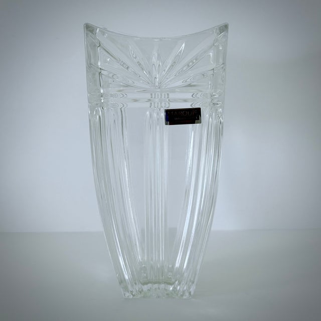 Mid-Century Modern Marquis Vase, Waterford Cut Crystal; Odyssey 8" Vase; Germany For Sale - Image 3 of 17