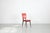 Kitchen Chair with Red Synthetic Leather Cover, 1960s For Sale - Image 9 of 18
