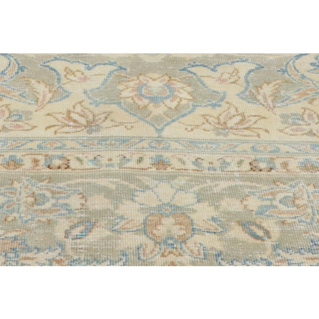 Textile Vintage Persian Kashan Rug - 09'00 X 12'09 For Sale - Image 7 of 11