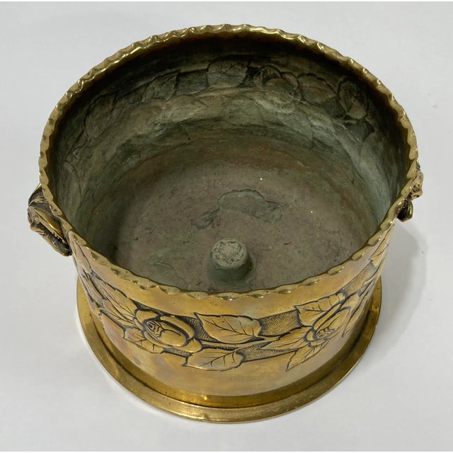Antique Brass Trench Art Vessel Bowl For Sale In Kansas City - Image 6 of 9