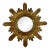 1960s Mid Century Italian Giltwood Sunburst Wall Mirror For Sale