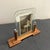 1930s Art Deco Wood, Chromed Metal and Glass French Picture Frame For Sale - Image 9 of 11