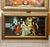 Beautiful wall art print on premium cotton fabric featuring a vibrant Victorian-style gathering with richly dressed...