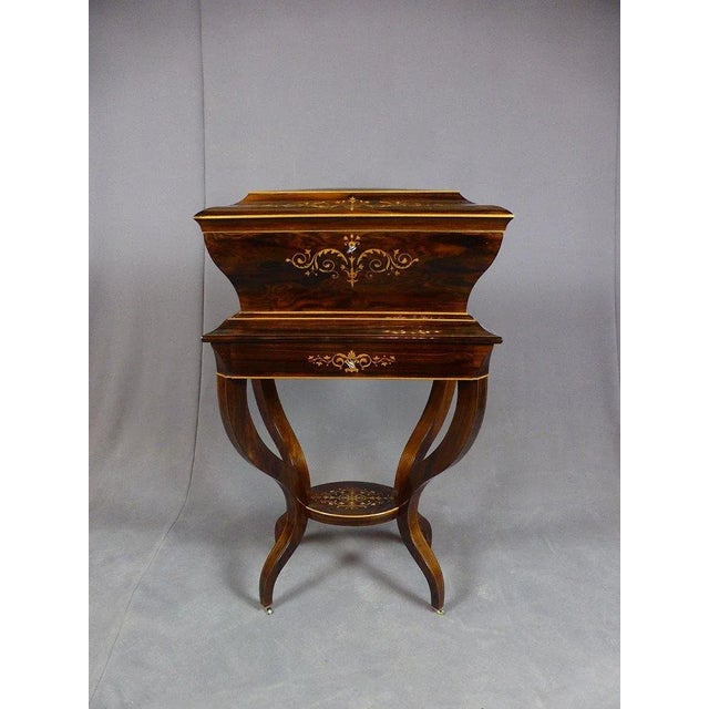 Charles X Chest on Pedestal For Sale - Image 5 of 13