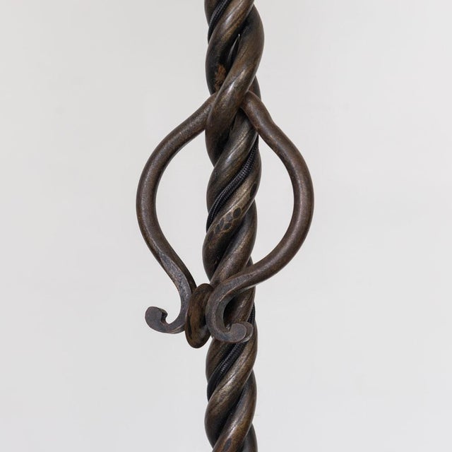 1940s French Iron Floor Lamp For Sale - Image 9 of 12