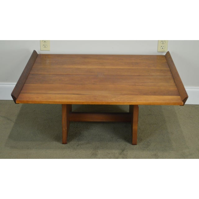 Nakashima Studio Cherry and Walnut Milk House Coffee Table