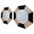 Italian Octagonal Wall Mirrors with Black and Pink Geometric Frames, 2000s, Set of 2 For Sale - Image 11 of 11