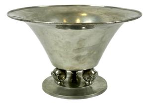 Swedish Art Deco Pewter Bowl by Edvin Ollers for Schreuder & Olsson, 1944
