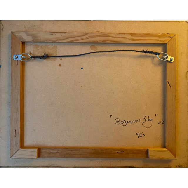 Austrian/American artist, Valta Us, categorizes his minimalist, conceptual paintings as narratives. This little gem glows...