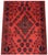 Red Fine Quality Hand Knotted Afghan Khal Muhammadi Wool Area Rug 4.8 X 1.8 Ft For Sale - Image 8 of 13