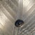 Mid 20th Century Mid-Century Modern Italian Murano Gold "Rugiadoso" Art Glass Semi Flush Mount Ceiling Light For Sale - Image 6 of 9