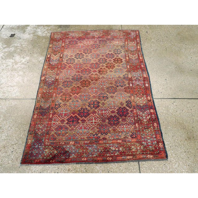 Galerie Shabab Collection Mid-20th Century Afghan Baluch Rug For Sale - Image 4 of 8