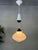 1970s Vintage Opaline Pendant Lamp by Louis Kalff for Philips, 1970s For Sale - Image 5 of 12