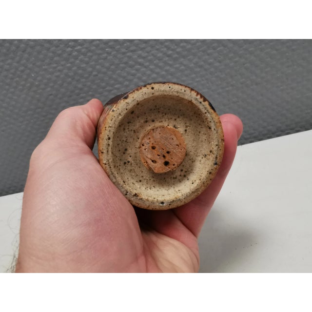 Danish Salt and Pepper Shaker Set in Ceramic by Tue Poulsen, 1960s, Set of 2 For Sale - Image 9 of 12