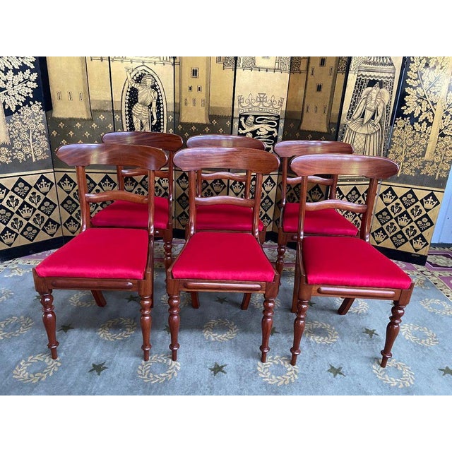 English Mahogany Chairs, Set of 6 For Sale - Image 13 of 13