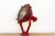 Red Antique Industrial Red Ship Lantern For Sale - Image 8 of 10