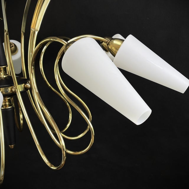 1950s Vintage Sputnik Pendant Lamp from Stilnovo, 1950s For Sale - Image 5 of 14