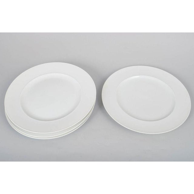 Rosenthal, set of four dinner plates. Set of four white dinner plates by Rosenthal. A classic and timeless design with...