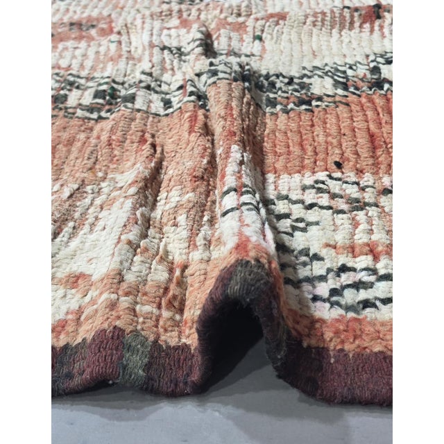 Mid-Century Modern 1970's Tribal Moroccan Wool Rug - 11.2 X 5.2 Ft For Sale - Image 3 of 8