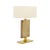 Single Venetian Glass, Pink and Gold Slab Lamp, Murano For Sale - Image 11 of 11