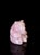 Early 21st Century Rose Quartz Bear Pink Gemstone Statue Adorable For Sale - Image 5 of 9