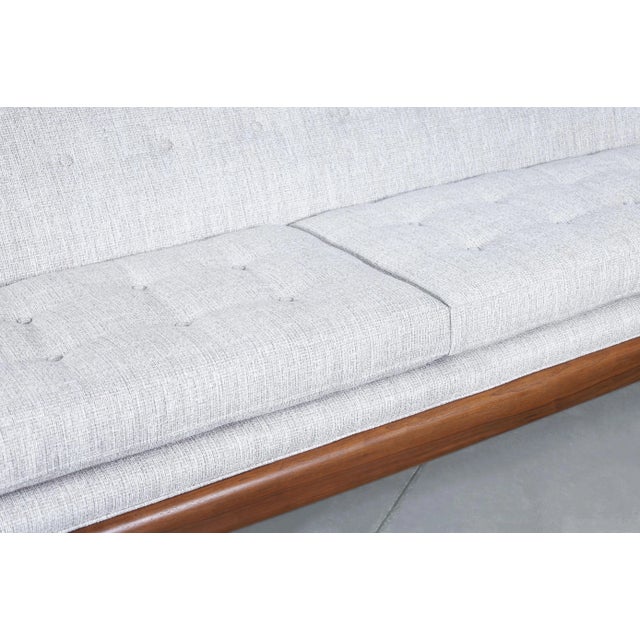 Wood Mid-Century Modern Walnut “Gondola” Sofa After Adrian Pearsall, 1960s For Sale - Image 7 of 12