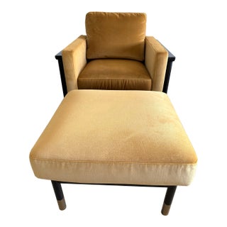 Jason Wu for Interior Define Arm Chair and Ottoman For Sale