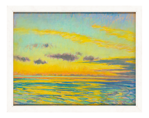 William Samuel Horton, Seascape with Sunset, 1890s-1910s, Pastel