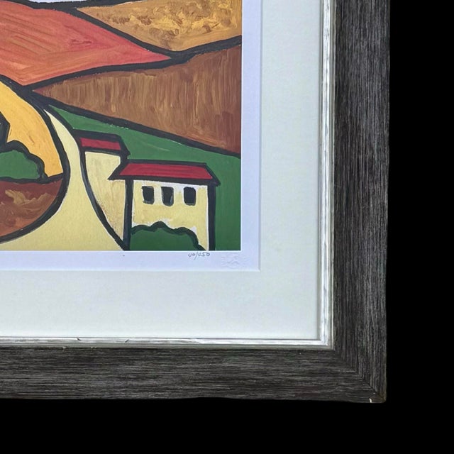 Late 20th Century Late 20th Century Grace Absi Côte D’Azur Vintage Giclee, Signed & Framed Limited Edition Art W/ Coa For Sale - Image 5 of 9