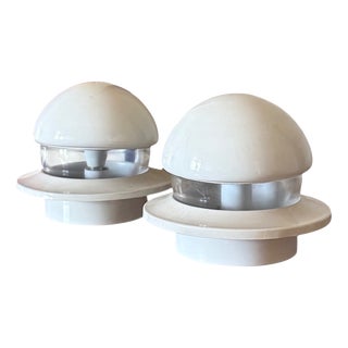 Space Age Bedside Table Lamps, Italy, 1970, Set of 2 For Sale