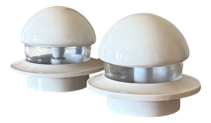 Space Age Bedside Table Lamps, Italy, 1970, Set of 2