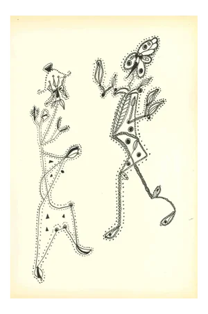 Bruno Capacci, Composition of Diodora, Original Lithograph, 1950s