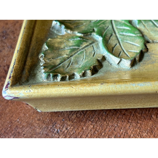 1970s Napa Kitchen Wine Country Carved Mirror For Sale - Image 5 of 12