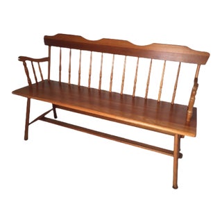 20th Century Shaker Revival Cherry Bench For Sale