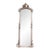 1980 European Baroque Silver Wood Floor Mirror For Sale