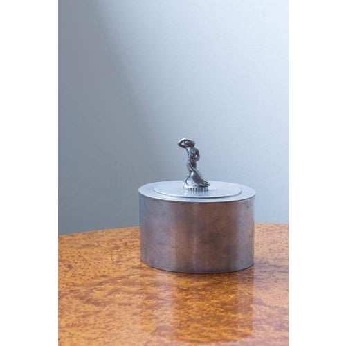 Pewter Jar by Sylvia Stave For Sale - Image 11 of 12