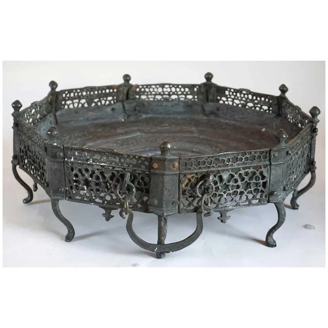 Indo-persian/deccani Bronze Open Brazier For Sale - Image 4 of 9