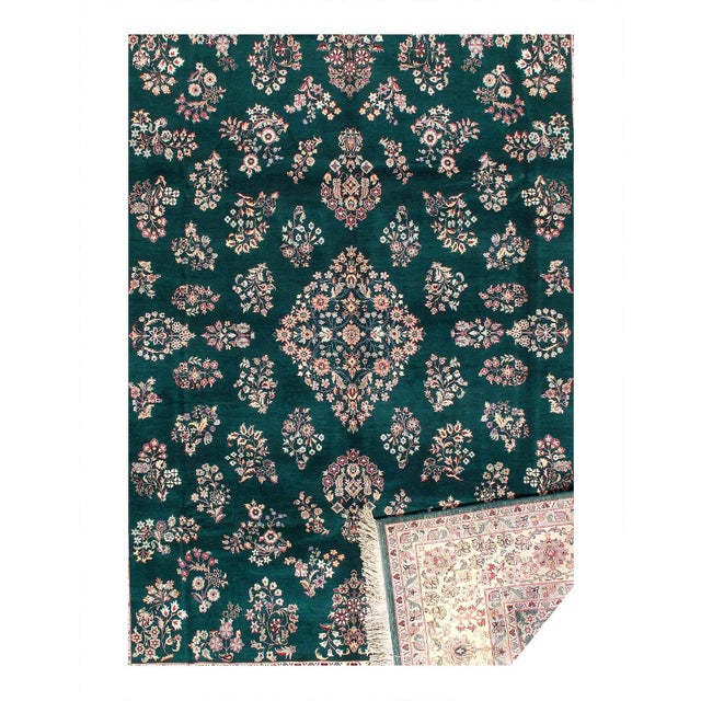 Traditional Pasargad DC Fine Hand Knotted All Over Design Rug For Sale - Image 3 of 4