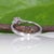 Purple Spinel Ring With Earth-Mined Diamond Accents in Solid 14k Gold, Round 5mm, Size 6.75 For Sale - Image 9 of 9